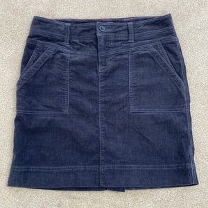 Grey corduroy North Face skirt